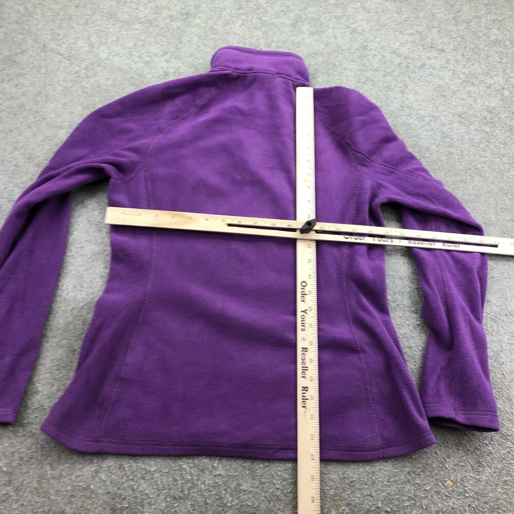 The North Face Sweater Womens Small Purple 1/4 Zip Fleece Hiking Top Athletic